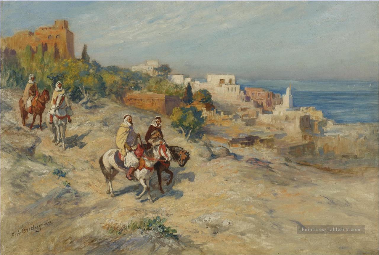 LE CHEVAL D’ALGUES Frederick Arthur Bridgman Arabe Peintures à l'huile